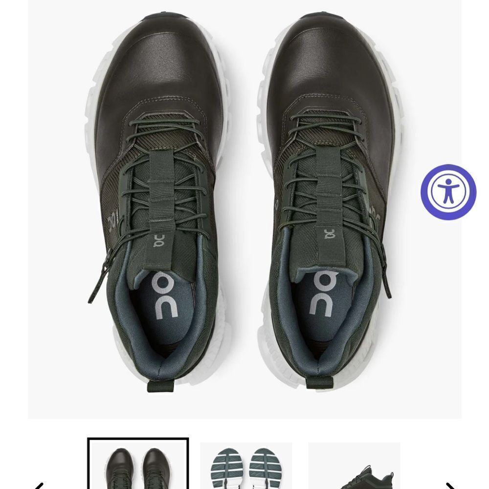 On Running Women's Cloud Hi Waterproof Shoes - Fir / Umber